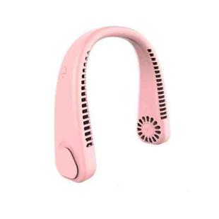 F2 USB Outdoor Portable Hanging Neck Fan(Pink)