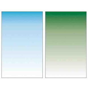 54 x 83cm Gradient Morandi Double-sided Film Photo Props Background Paper(Blue /Green)
