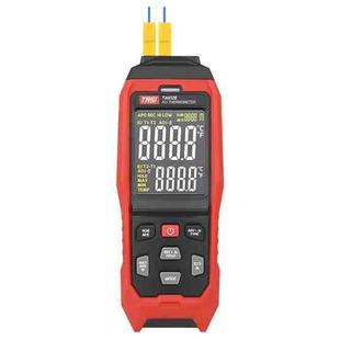 TASI Contact Temperature Meter K-Type Thermocouple Probe Thermometer, Style: TA612B Dual Channels