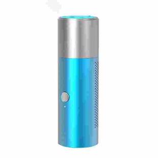 BT201 Small Steel Gun Flashlight Bluetooth Speaker Outdoor Waterproof Metal Small Speaker(Blue)