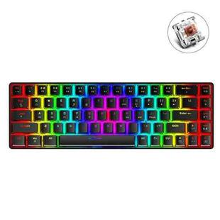 ZIYOU LANG T8 68 Keys RGB Luminous Gaming Mechanical Keyboard, Cable Length:1.6m(Black Tea Shaft)