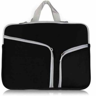 T228 Diving Material Computer Bag Multi-pocket Laptop Liner Bag, Size: 13 Inch(Black)