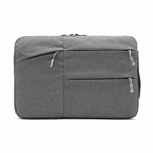 Zipper Type Polyester Business Laptop Liner Bag, Size: 13.3 Inch(Light Grey)