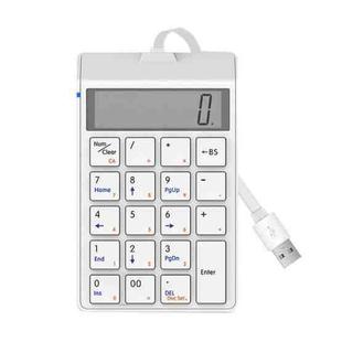 Sunreed SKB886S 19 Keys Wired Keypad With Digital USB Interface, Cable Length: 1.5m(White)