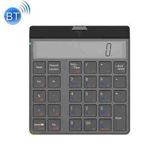 Sunreed KC9001S 29 Keys Financial Office Digital Bluetooth Keyboard With Display, Style: Double Zero Version (Black)