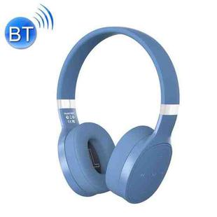 VJ087 Folding Wireless Sports Bluetooth Gaming Headset(Blue)