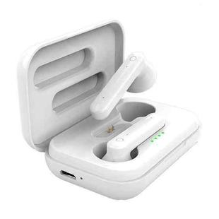 Large Capacity Charging Bin 5.0TWS Wireless Touch Business Call Sports Bluetooth Headset(White)