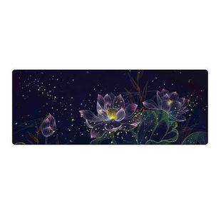 300x800x1.5mm Unlocked Large Desk Mouse Pad(2 Lotus)