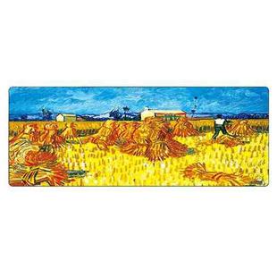 400x900x1.5mm Unlocked Am002 Large Oil Painting Desk Rubber Mouse Pad(Scarecrow)