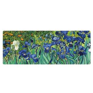 400x900x1.5mm Unlocked Am002 Large Oil Painting Desk Rubber Mouse Pad(Iris)