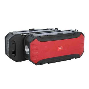 HA01 Outdoor Portable Bluetooth Speaker with Flashlight Function(Red)