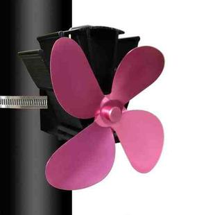 YL603 Thermodynamic Magnetless Wall Mounted Fireplace Fan(Rose Red)