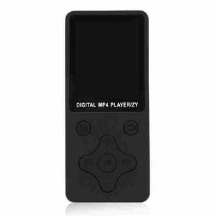 T68 Card Lossless Sound Quality Ultra-thin HD Video MP4 Player(Black)