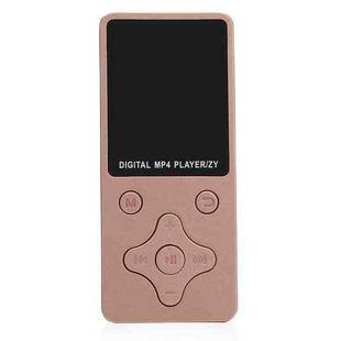 T68 Card Lossless Sound Quality Ultra-thin HD Video MP4 Player(Rose Gold)