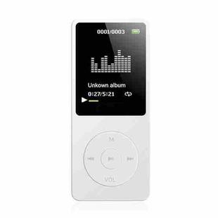 Card Ultra-thin Lossless MP4 Player With Screen(White)