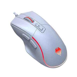 LANGTU G1 7 Keys 7200DPI RGB Silent Game Office Wired Mouse, Cable Length: 1.5m(White)