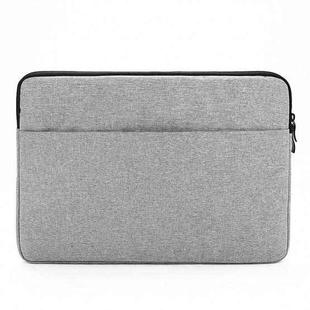 Waterproof & Anti-Vibration Laptop Inner Bag For Macbook/Xiaomi 11/13, Size: 14 inch(Light Grey)