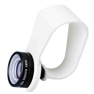 Universal Mobile Phone Macro Lens 20 Times Amplifies Large Macro Camera Clip Lens(White Clip)