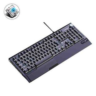 LANGTU K1000 104 Keys Luminous Wired Keyboard, Cable Length: 1.5m(Black Green Shaft White Light)