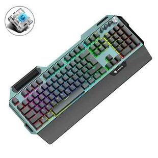 LANGTU G500 104 Keys Office Game Wired Computer Keyboard, Cable Length: 1.5m Green Shaft RGB