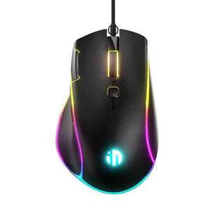 Inphic PW8 7 Keys 7200DPI Luminous Colorful Gaming Wired Mouse, Cable Length: 1.5m(Black)