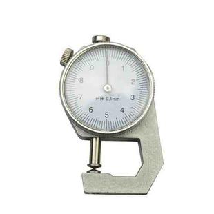 0-10mm Dial Thickness Gauge Leather Paper Thickness Meter Tester, Model: Pointed Head