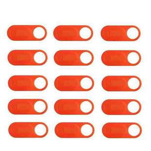 15 PCS Mobile Computer Front Camera Privacy Protection Cover(Red)