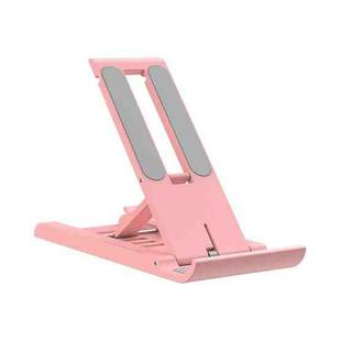 2 PCS K30 Multi-speed Adjustment Desktop Mobile Phone Bracket Notebook Folding Bracket(Pink)