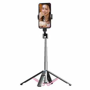 Mobile Phone Live Bracket Bluetooth Telescopic Selfie Tripod, High: 100CM (Stainless Steel)