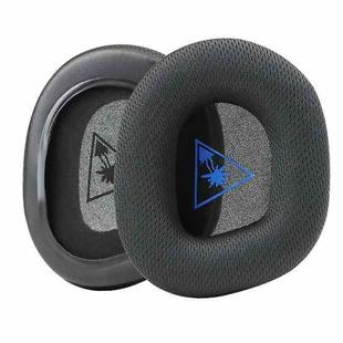 2 PCS Headphone Foam Cover for Turtle Beach Stealth 600 Gen 2(Black Net Cloth Blue Pattern)