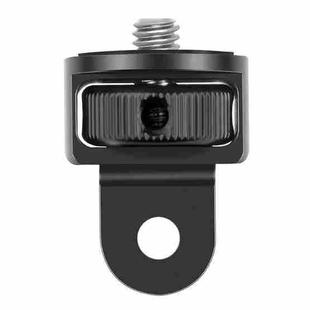 1/4 Inch Screw Converter Tripod Adapter for Sport Camera(Black)