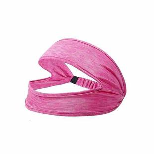 VR Eye Mask Elastic Breathable Sweat-absorbing Headband Non-slip Head-mounted Mask(Rose Red)