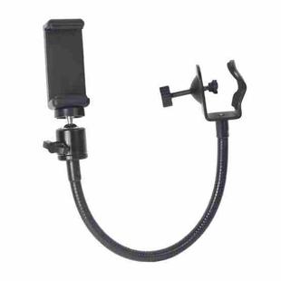 RG-10 Microphone Phone Live Hose Holder, Spec: C-shaped Hose+PTZ+Phone Clip