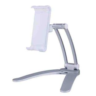 PB-41E Desktop Phone Tablet Lazy Folding Stand(Silver)