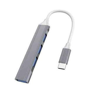 2 PCS Multifunctional Expanded Docking, Spec: Type-C/USB-C 3.0 (Gray)