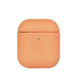 All-inclusive PU Earphone Protective Case For AirPods 1/2(Vitality Orange)