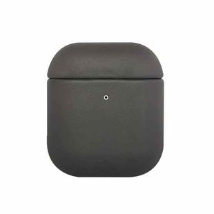 All-inclusive PU Earphone Protective Case For AirPods 1/2(Elephant Gray)