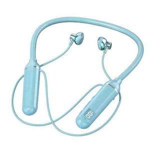 YD-36 Wireless Bluetooth Neck-mounted Earphone with Digital Display Function(Blue)