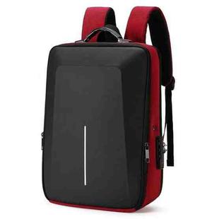 Hard Shell Backpack Alloy Frame Anti-Theft Computer Bag For Men, Color: 8003 Red 