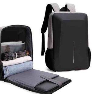 Men Business Shoulder USB External Interface Computer Bag, Color: 8001-J Gray