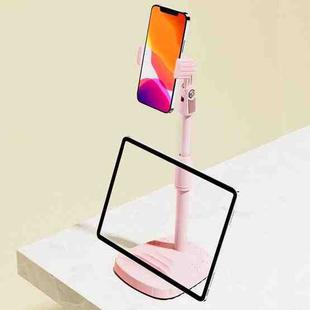 Desktop Live Mobile Phone Telescopic Folding Bracket(Cherry Blossom Pink)