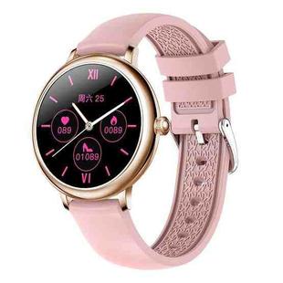LOANIY CF80 1.08 Inch Heart Rate Monitoring Smart Bluetooth Watch, Color: Pink