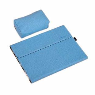 All-Inclusive Drop Case For Microsoft Surface Pro 8, Color: TPU Soft Shell Light Blue With Power Pack