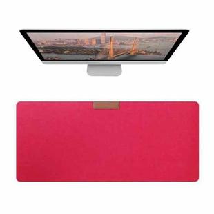 2PCS Felt Keyboard Mouse Pad Desk Pad, Specification: 300 × 600 × 2mm(Watermelon Red)