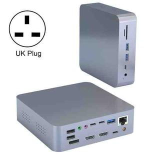 HC470 19-In-1 Laptop Docking Station Dual Monitor for M1 MacBook Pro/Air , UK Plug