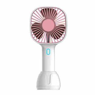 Portable Office Desk Handheld Mini USB Charged Fan(Pink)