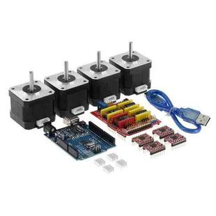 3D Printer Accessories CNC V3 + UNO R3 Improved Version + A4988 Driver + Step Motor Kit