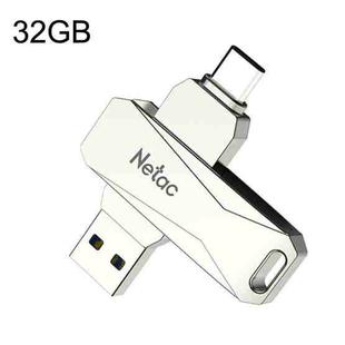 Netac U782C Type-C Dual Interface High-Speed Metal Computer USB Flash Drive, Capacity: 32GB