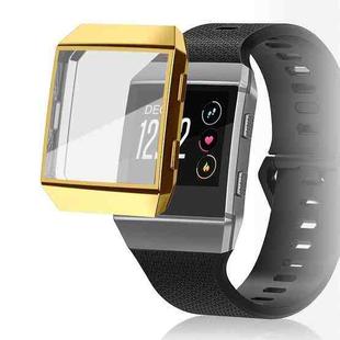 2 PCS Watch Full Coverage Silicone Case For Fitbit Ionic, Color: Gold