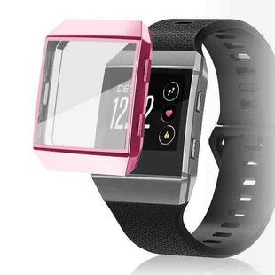 2 PCS Watch Full Coverage Silicone Case For Fitbit Ionic, Color: Rose Pink